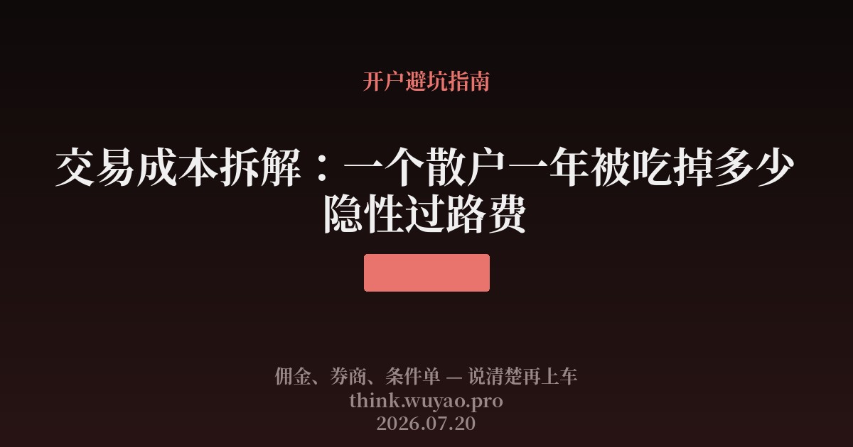 交易成本拆解