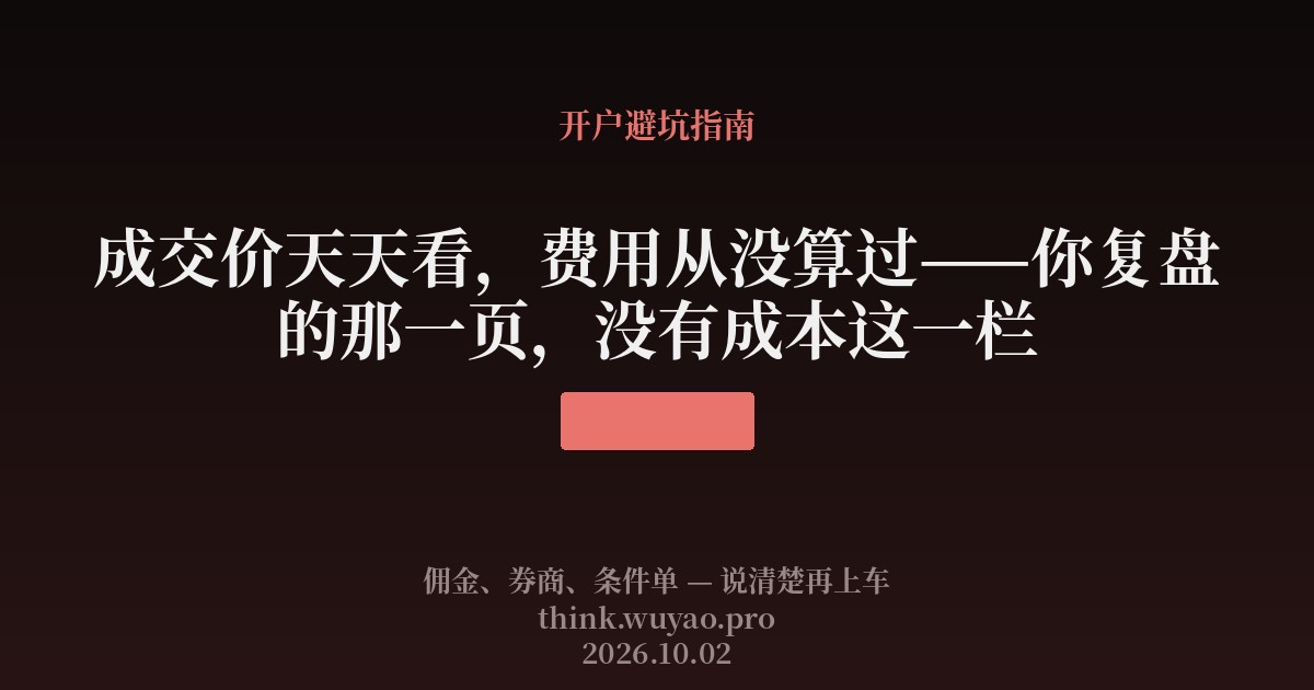 成交价天天看,费用从没算过
