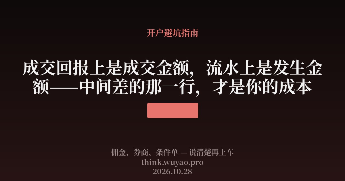 成交金额与发生金额的口径差
